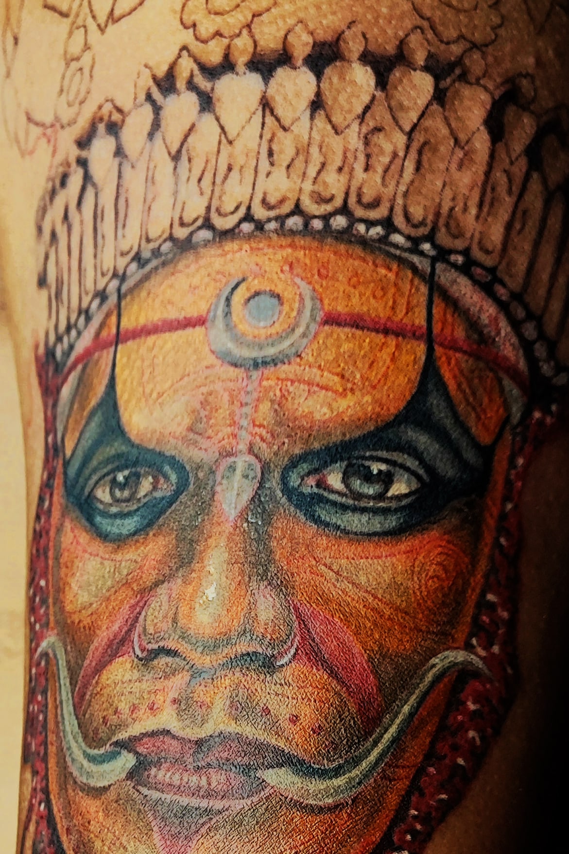 THEYYAM PORTRAIT TATTOO