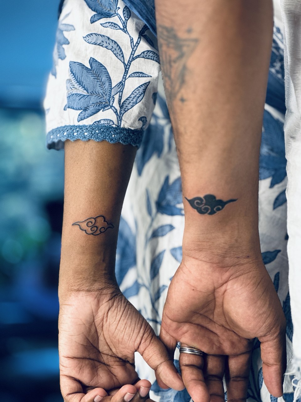 clouds tattoo