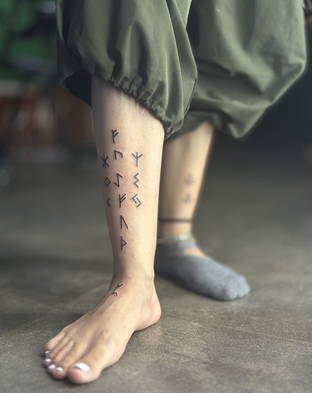 Alphabetic tattoo